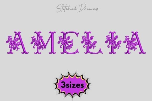 Amelia Name Embroidery Design Review