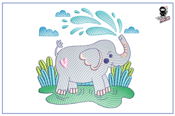 Baby Elephant, Light Stitch Embroidery Review