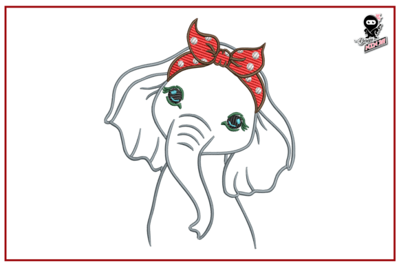 Baby Elephant with Bandana Embroidery Review