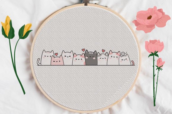 Cats, Kitten Embroidery: A Seller’s Review