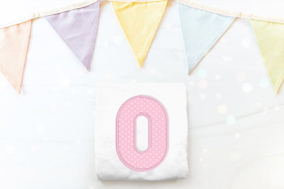 Cute Round Number 0 Applique Embroidery Review