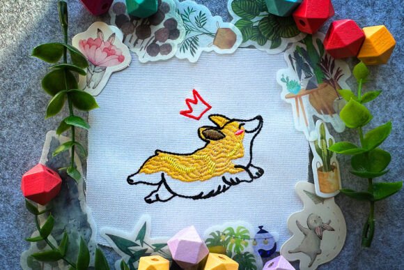 Funny Corgi Machine Embroidery Design Review