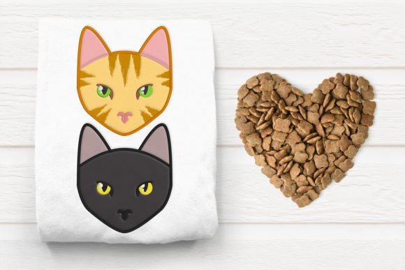 Realistic Cat Face Applique Embroidery Review