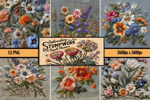 Reviewing Embroidery Stumpwork Small Flowers for Boutique Apparel