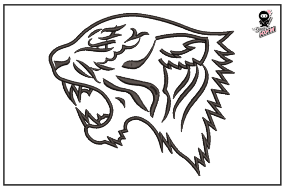Roaring Tiger Outline Embroidery Review