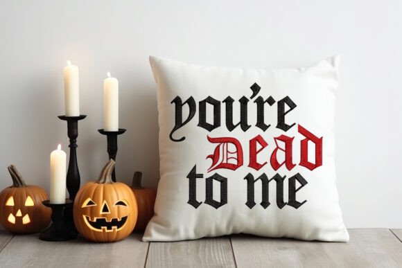 You Re Dead To Me Gothic Embroidery Review